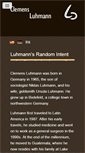 Mobile Screenshot of clemensluhmann.com
