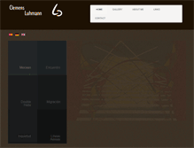Tablet Screenshot of clemensluhmann.com
